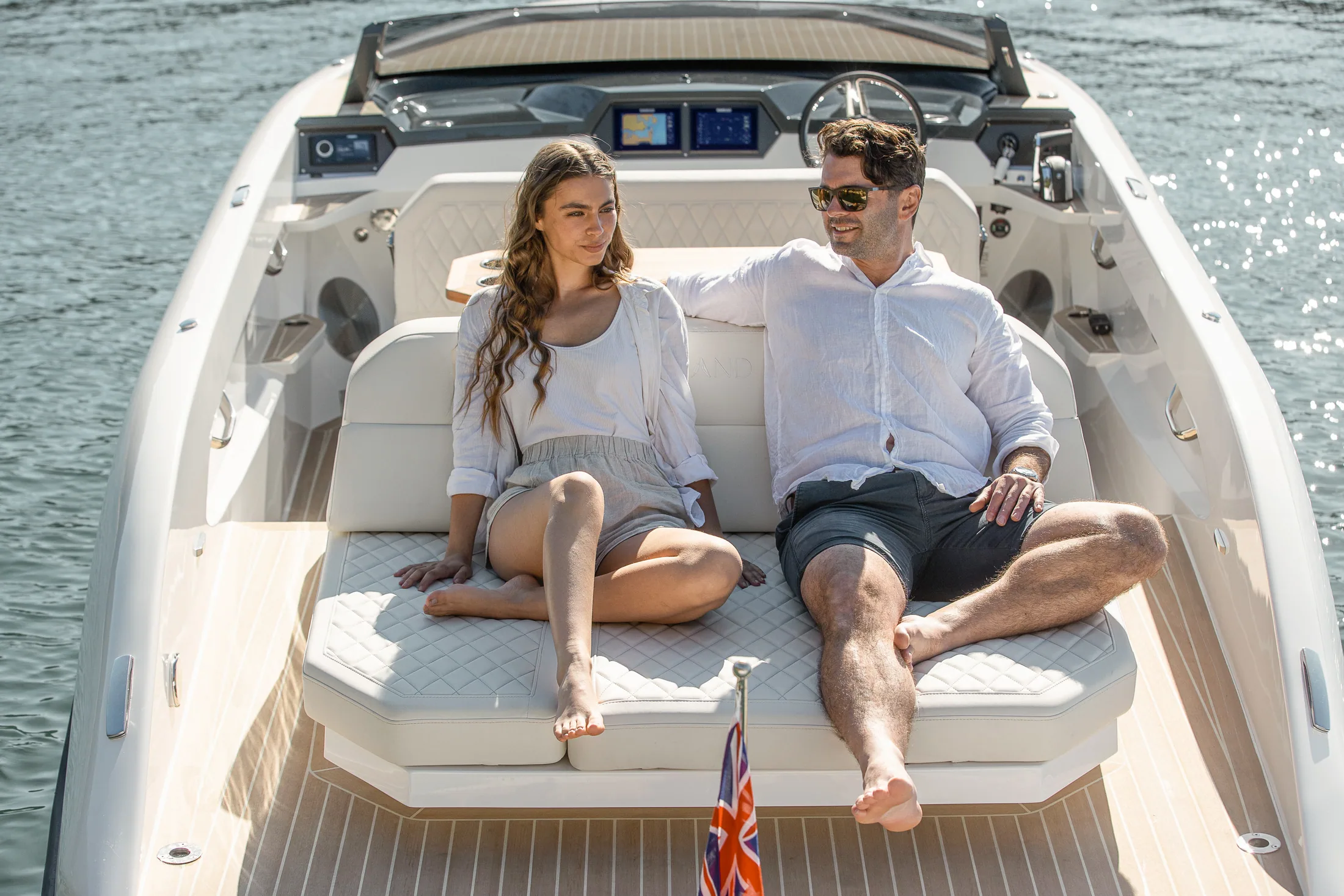 Two aboard the sun pad of GT 25